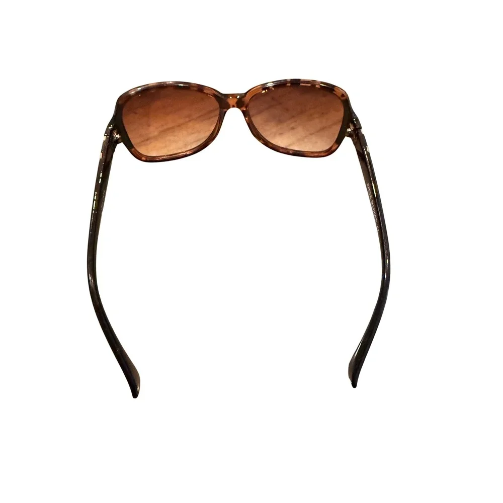 Steve Madden Y2K Glam Oversized Sunglasses Tortoise Brown Hollywood Coastal Chic